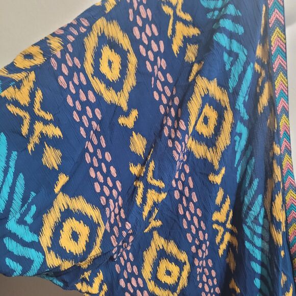 Ariat large XL cardigan elastic sleeve lining embroidered open front geometric - Picture 8 of 14